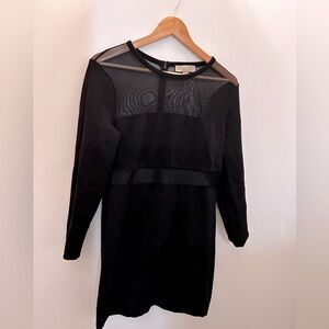 Michael Kors Black Mesh Dress | Color: Black | Size: L